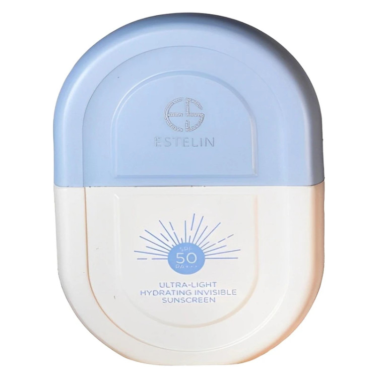 کرم ضد آفتاب بدون رنگ استلین، 50 SPF، مدل ultra light، مناسب انواع پوست و حجم 50 میلیلیتر، محافظت کننده در برابر اشعه UVA و UVB، بسیار سبک، +++ PA، آبرسان، ضد لک، با ماندگاری 2 بالا
